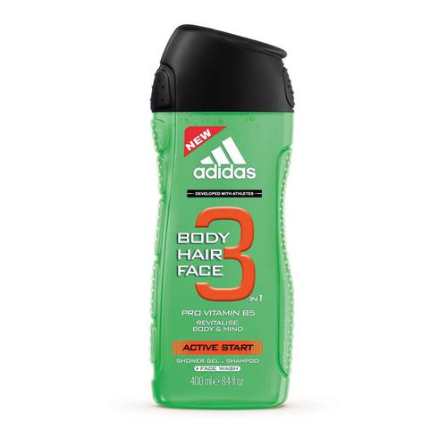 Adidas A3 Active Start Men 3in1 Shower Gel 400ml
