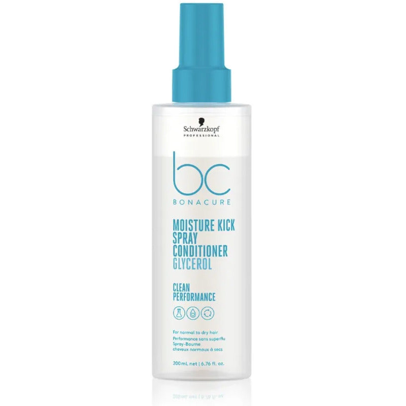 Schwarzkopf Professional Moisture Kick Spray Conditioner - Conditioner Spray for optimum moisture loss 200ml