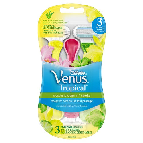 Gillette The disposable women's razor Venus Tropical 3pc