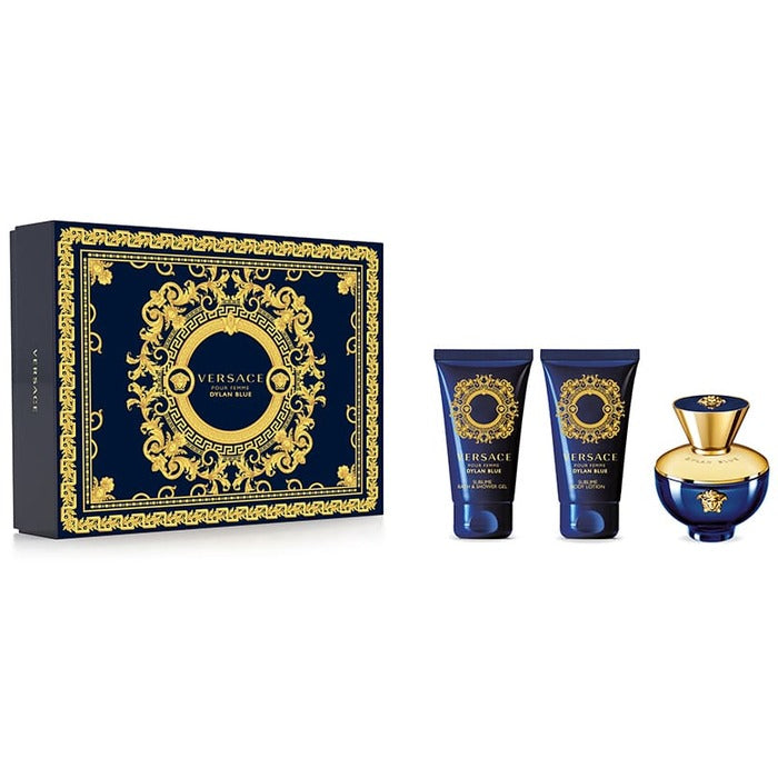 Versace Dylan Blue pour Femme SET EDP 50 ml + Body Lotion 50 ml + Shower Gel 50 ml