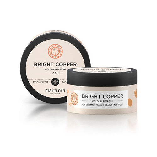 Maria Nila Bright Copper Color Refresh Mask - Gentle nourishing mask without permanent color pigments 750ml