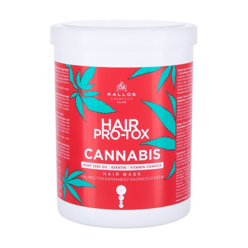 Kallos Hair Pro-Tox Cannabis Hair Mask - Mask for damaged hair 1000ml