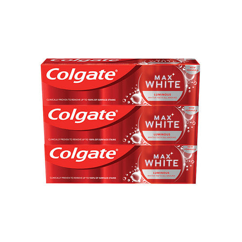 Colgate Max White Luminous Toothpaste Set 75ml