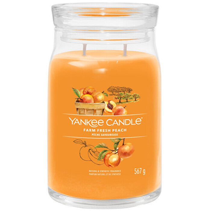 Yankee Candle Farm Fresh Peach Signature Candle (farm fresh peach) 368.0g