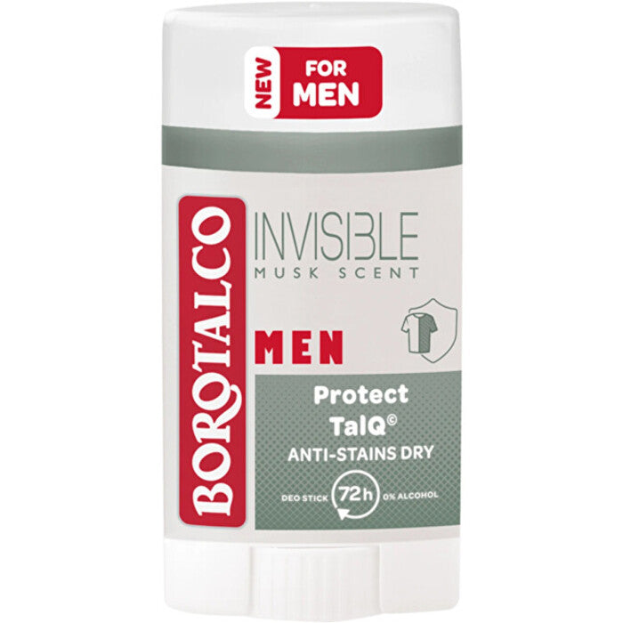 Borotalco Men Invisible Dry Deo Stick 40ml