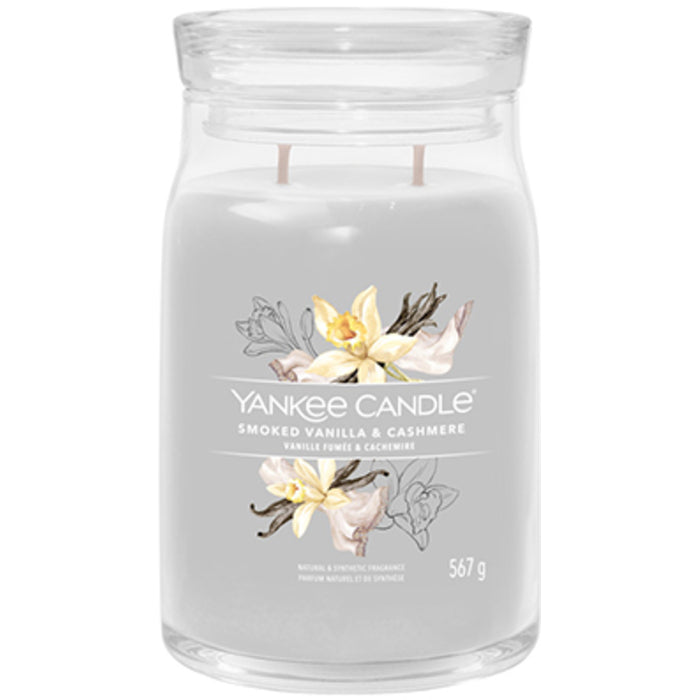 Yankee Candle Smoked Vanilla & Cashmere Signature Candle (smoked vanilla and cashmere) 567.0g