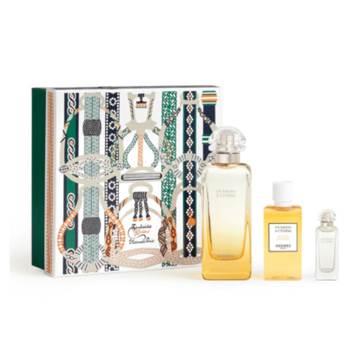 Hermes Un Jardin a Cythere Gift set EDT 100 ml, shower gel 40 ml and miniature EDT 7.5 ml