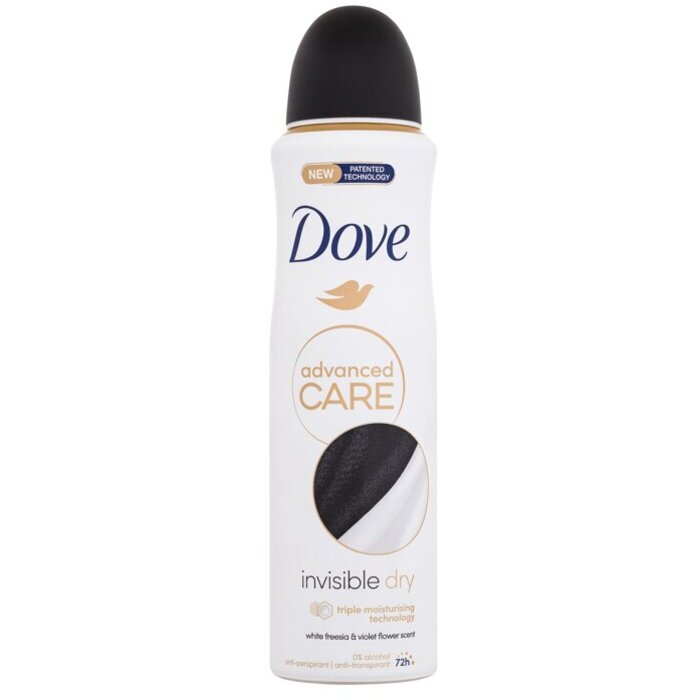 Dove Advanced Care Invisible Dry 72h Antiperspirant 150ml