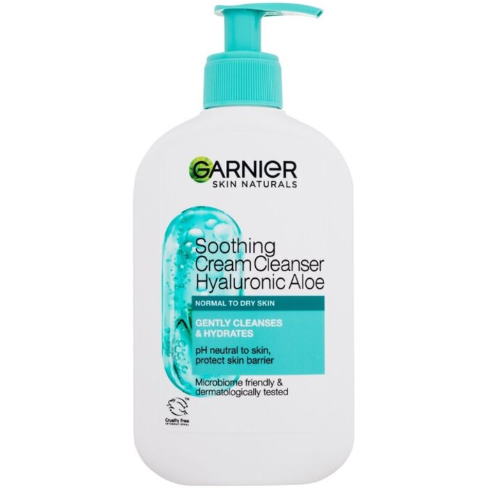 GARNIER Skin Naturals Hyaluronic Aloe Soothing Cream Cleanser 250ml