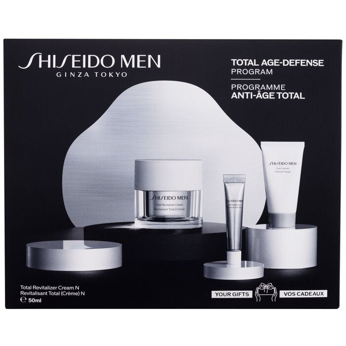 Shiseido MEN Total Revitalizer Cream Total Age-Defense Program - Gift Set 50ml