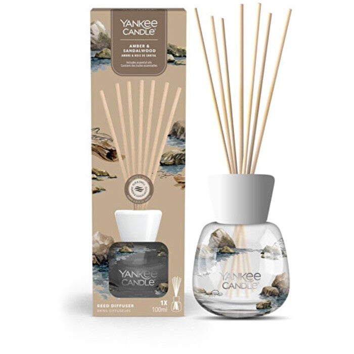 Yankee Candle Signature Amber & Sandalwood Reed Diffuser (amber and sandalwood) 100ml