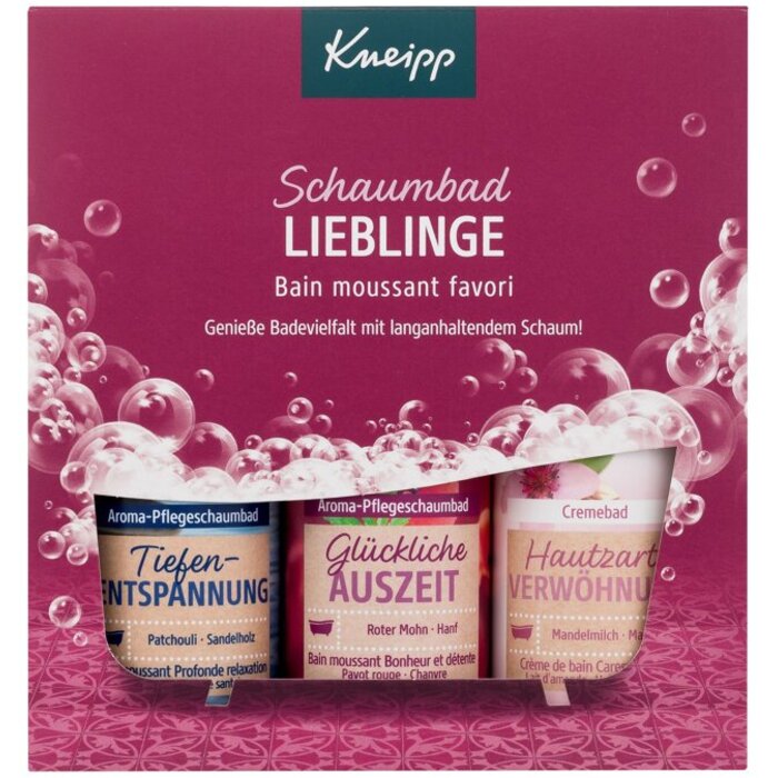 Kneipp Schaumbad Lieblinge Set - Gift set of bath foams 100ml