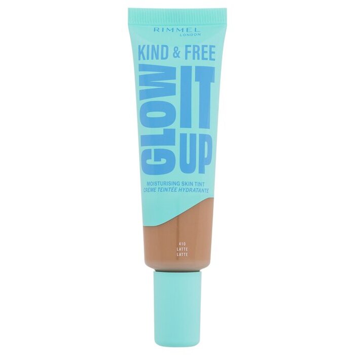 Rimmel Kind & Free Glow It Up Moisturising Skin Tint - Moisturizing makeup for sensitive, dry and normal skin 30 ml 605 Deep Chocolate