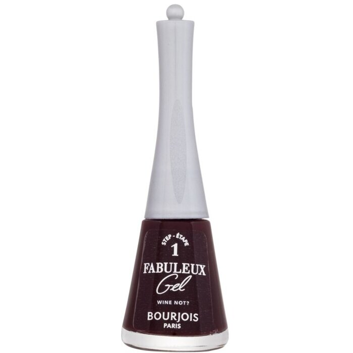 Bourjois Fabuleux Gel Nail Polish - Long-lasting nail polish with gel effect 9 ml 410 Wine Not?