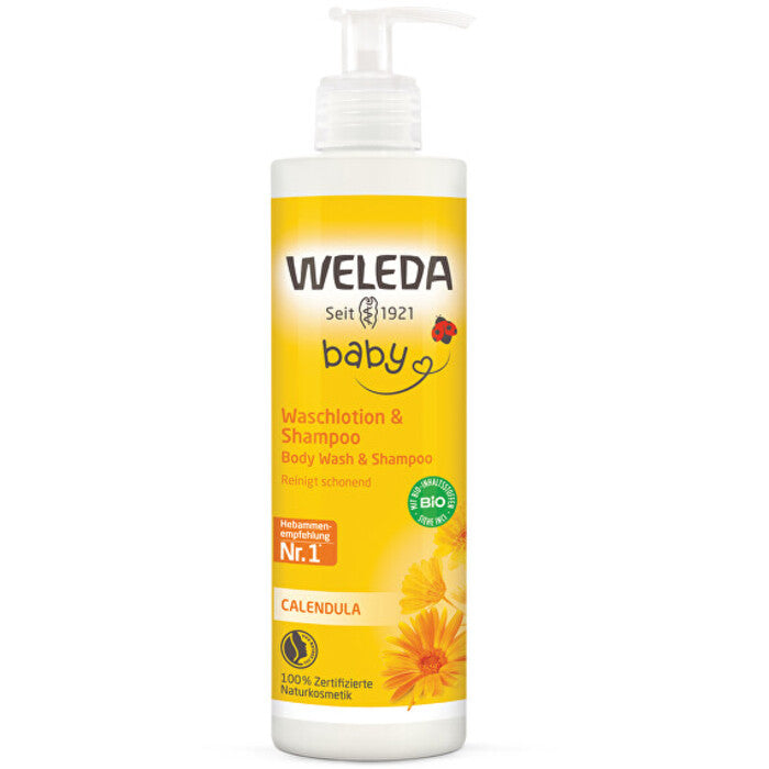 Weleda Body Wash & Shampoo - Calendula Wash Cream and Shampoo 400ml