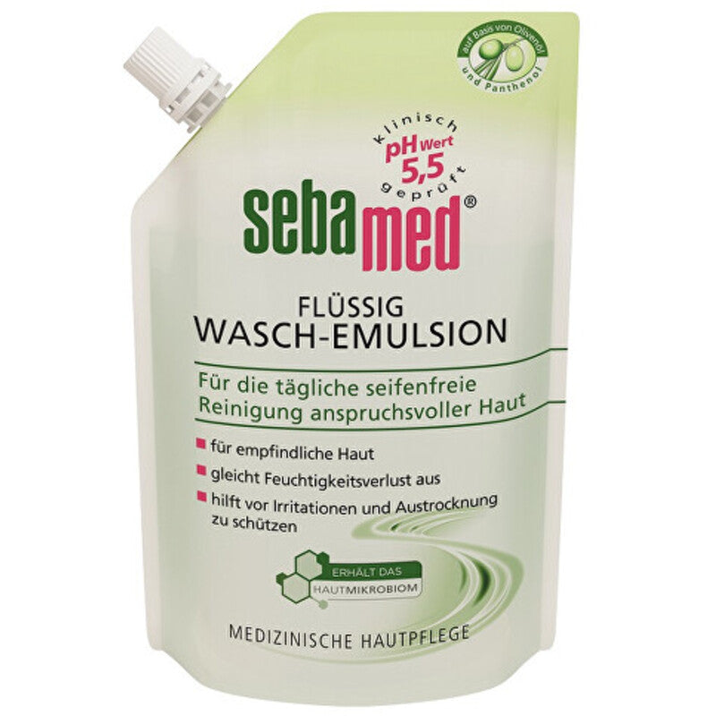 Sebamed Olive Face & Body Wash Refill - Refill for washing emulsion with olive oil 400ml
