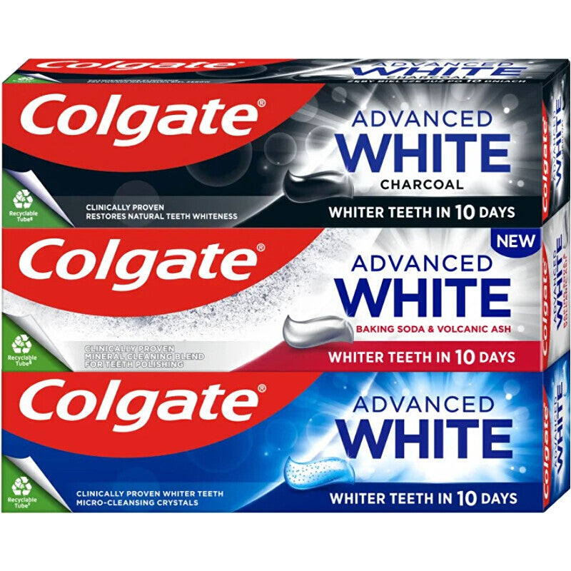 Colgate Advanced Mix Trio Set - Whitening toothpaste set 75ml