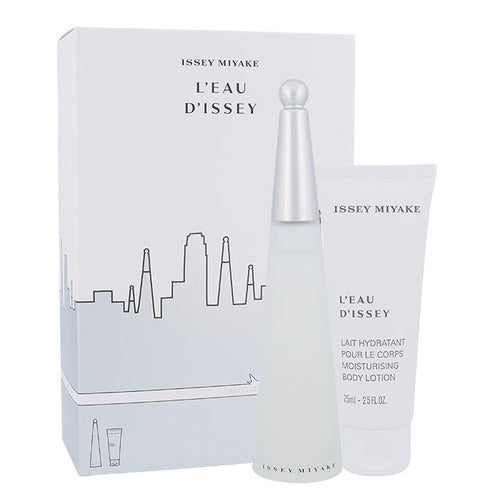 Issey Miyake L'Eau D'Issey Gift Set EDT 50 ml body lotion and L'Eau D'Issey 75 ml