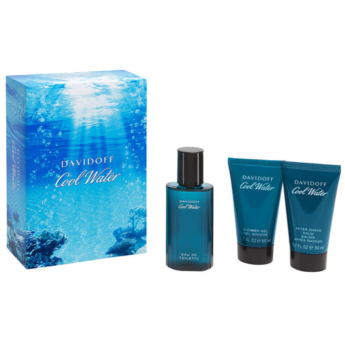  Davidoff Cool Water Man Gift Set EDT 40 ml, 50 ml shower gel and after shave balm 50 ml 