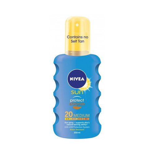 Nivea Intense Spray SPF 20 Sun (Protect & Bronze Sun Spray) 200ml