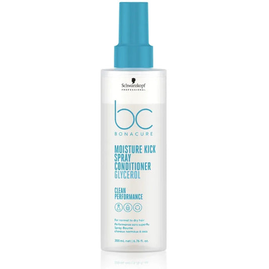 Schwarzkopf Professional Moisture Kick Spray Conditioner - Conditioner Spray for optimum moisture loss 200ml