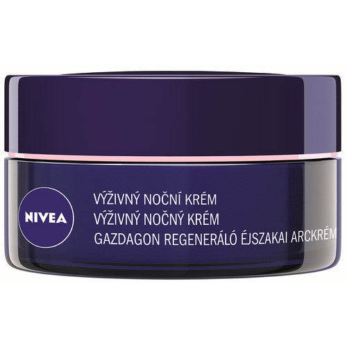Nivea Nourishing Regenerating Night Cream for Dry and Sensitive Skin 50 ml Aqua Effect 50 ml