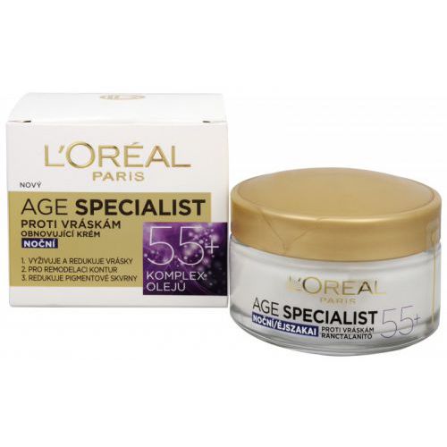 L'Oréal Night Wrinkle Cream Age 55+ Specialist 50ml