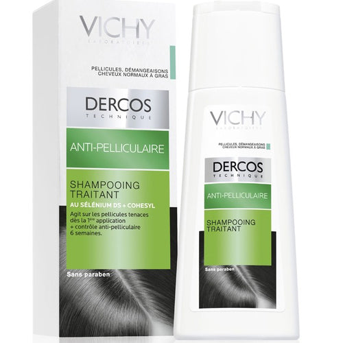 Vichy Dercos Anti-Pelliculaire Shampooing Treatment (Normal to Oily Hair) 200ml