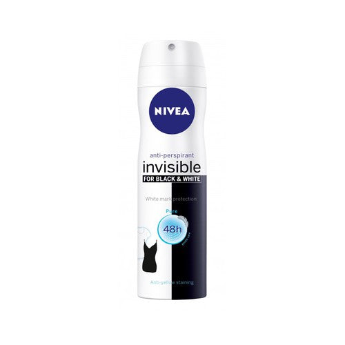 Nivea Invisible For Black & White Pure Antiperspirant 150ml