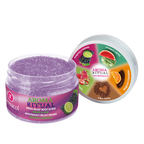 Dermacol Aroma Ritual Antistress Body Peeling (Grapes with Lime) 200.0g