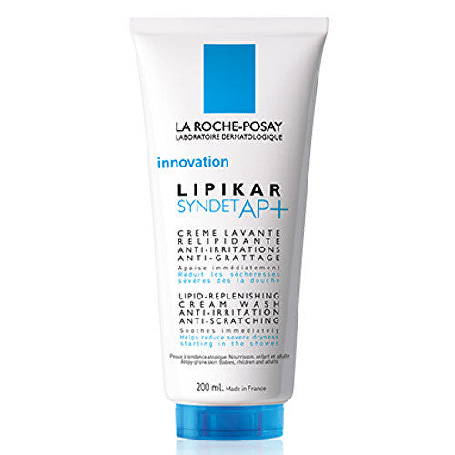 La Roche-Posay Lipikar Syndet AP+ Lipid replenishing Cream Wash against Irritation and Itching of Dry Skin 200ml