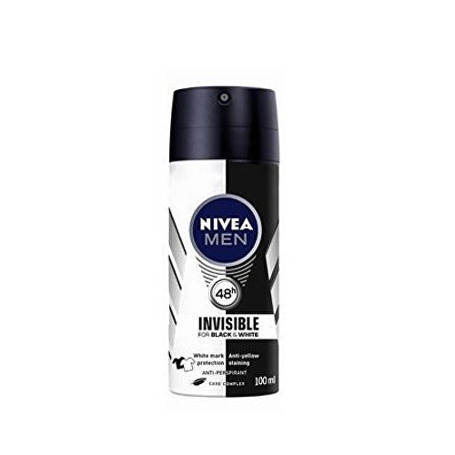 Nivea Invisible For Black & White Antiperspirant for Men in Spray 100ml