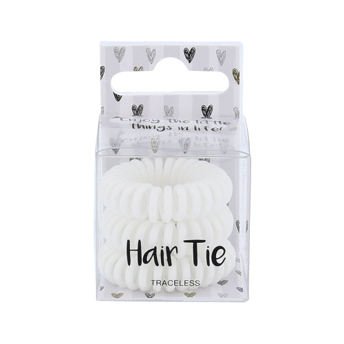 2K Hair Tie White - 3 Pcs 3.0pcs