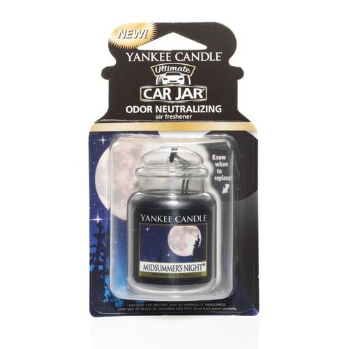 Yankee Candle Midsummer's Night Ultimate Car Jar - Luxury car tag