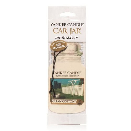 Yankee Candle Clean Cotton Classic Car Jar - Paper car tag 3.0pcs