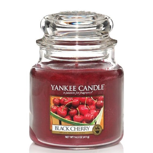 Yankee Candle Black Cherry Candle - Scented candle 104.0g