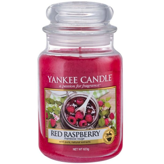 Yankee Candle Red Raspberry Candle - Raspberry Candle 104.0g