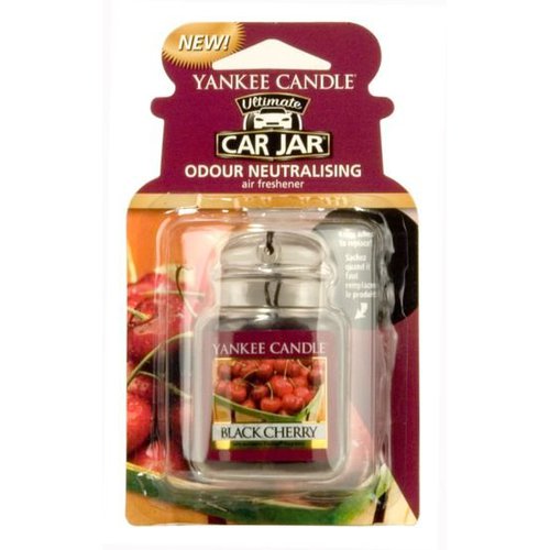 Yankee Candle Black Cherry Ultimate Car Jar - Luxury car tag