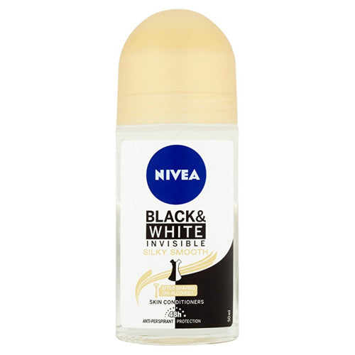 Nivea Invisible Black & White Silky Smooth - Alcohol-free antiperspirant 50ml
