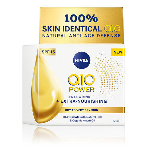 Nivea Q10 Power Anti-Wrinkle + Extra Nourishing SPF15 - Day Cream 50ml