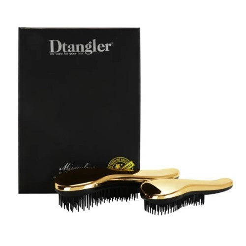 Dtangler Miraculous Gold Set - Gift set of hair brushes