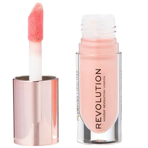 Makeup Revolution Pout Bomb Plumping Lip Gloss - Lip gloss 4.6 ml Gloss Peachy