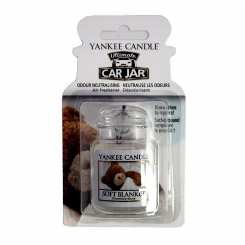 Yankee Candle Soft Blanket Ultimate Car Jar - Luxury car tag