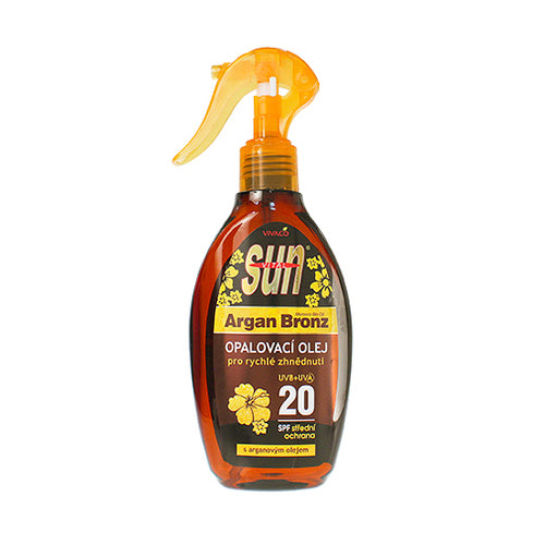 Vivaco SUN suntan oil with argan oil SPF 20 200ml
