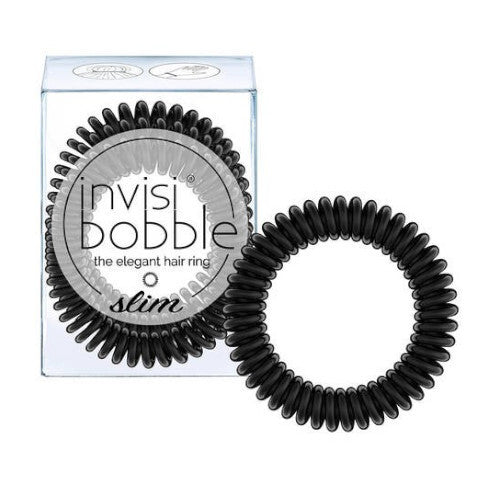 Invisibobble Invisibobble Slim ( 3 pcs ) - Thin spiral hair band 3ml Of Bronze and Beads