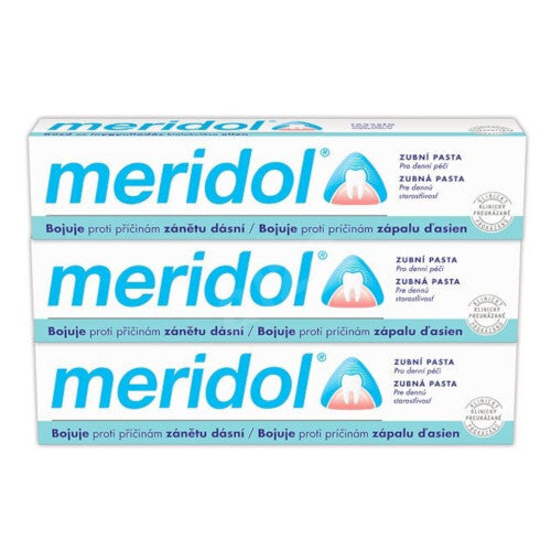 Meridol Meridol Tripack Toothpaste (3 pcs) - Toothpaste against gingivitis 75ml