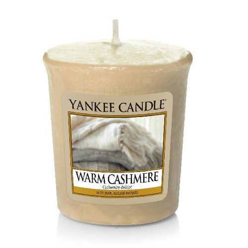 Yankee Candle Warm Cashmere Candle - Aromatic votive candle 49.0g