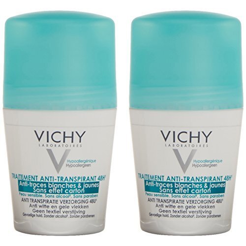 Vichy Traitement Anti-Transpirant 48H Roll-on ( 2 pcs ) - 48-hour ball antiperspirant against white and yellow spots 50ml