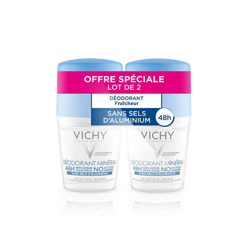 Vichy Mineral Deodorant (2 pcs) - Mineral ball deodorant 50ml