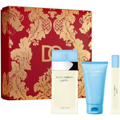 Dolce Gabbana Light Blue Gift set EDT 100 ml, body cream Light Blue 50 ml and miniature Light Blue EDT 10 ml